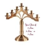 Fixed Altar Candleabra